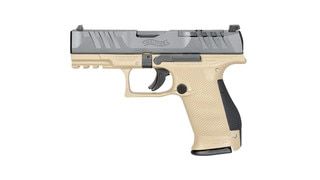 Walther PDP Compact Handgun 9mm - 4" - Black / Tan - Optics Ready